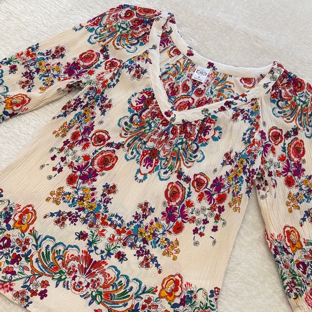 Bila Boho Floral Blouse